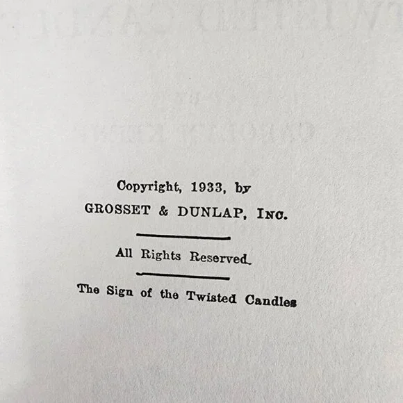 Vintage 1933 Nancy Drew Hardcover Book The Sign of the Twisted Candles - Picture 5 of 10